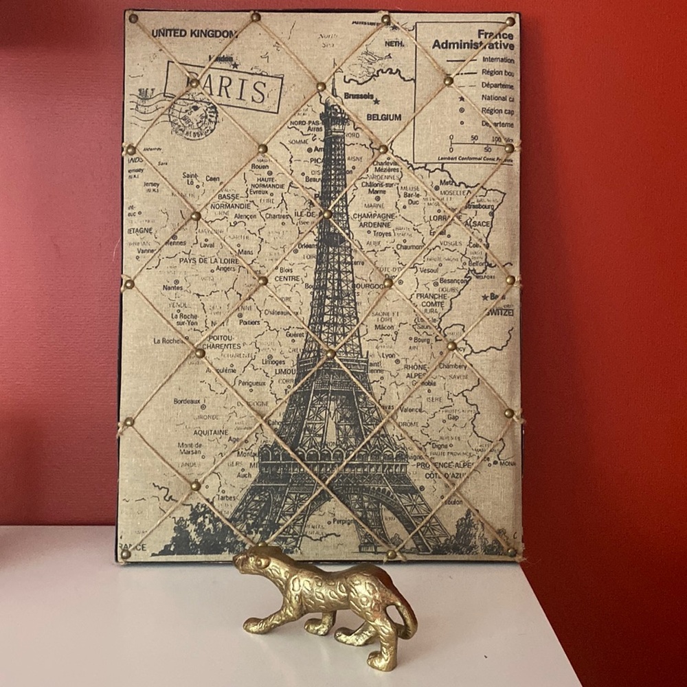Vintage France Map Tapestry Wall Decor.